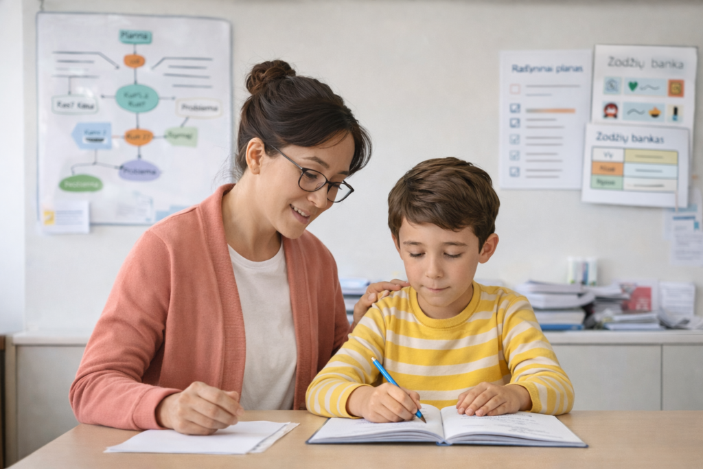 Pastoliavimas - kryptingos pagalbos galia