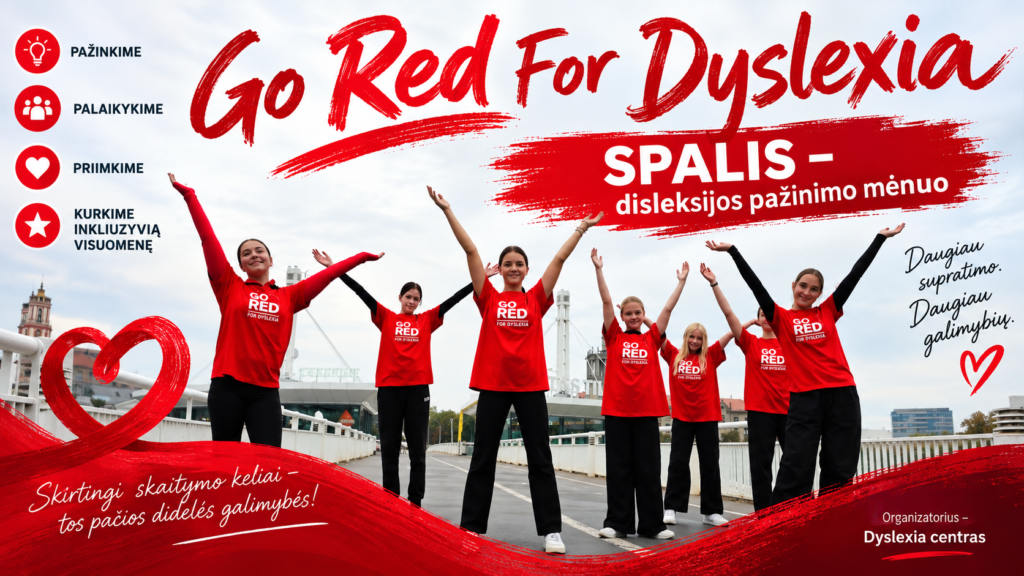 SPALIS – DISLEKSIJOS PAŽINIMO MĖNUO